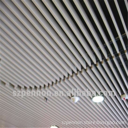 Artistic strong design ceiling Suspended Ceiling Tube line Baffle Ceiling